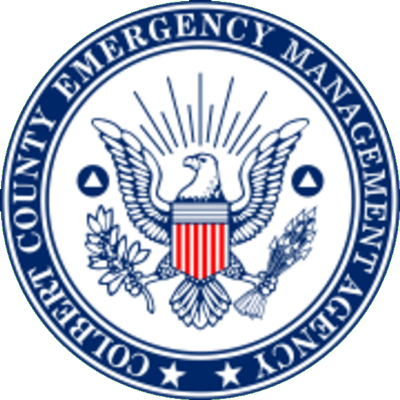Colbert County Emergency Management Agency logo.